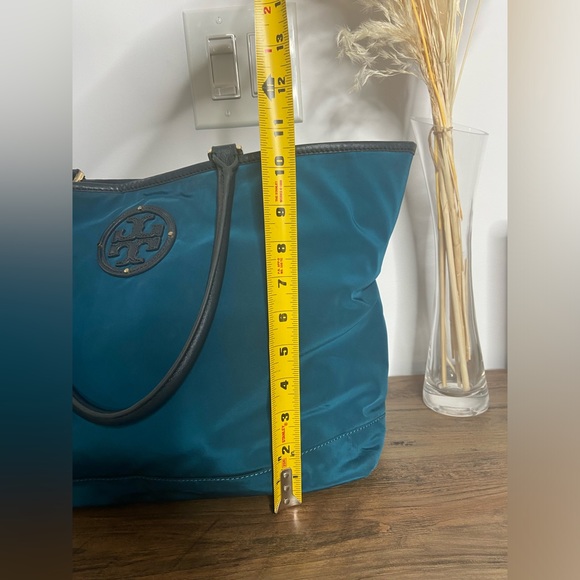 Tory Burch Tote—Teal Nylon - Picture 7 of 8